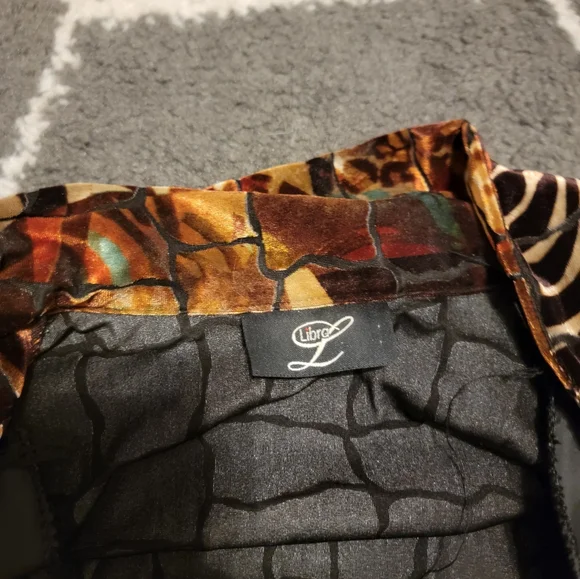 Multicolor Abstract Pattern Jacket - Picture 2 of 2